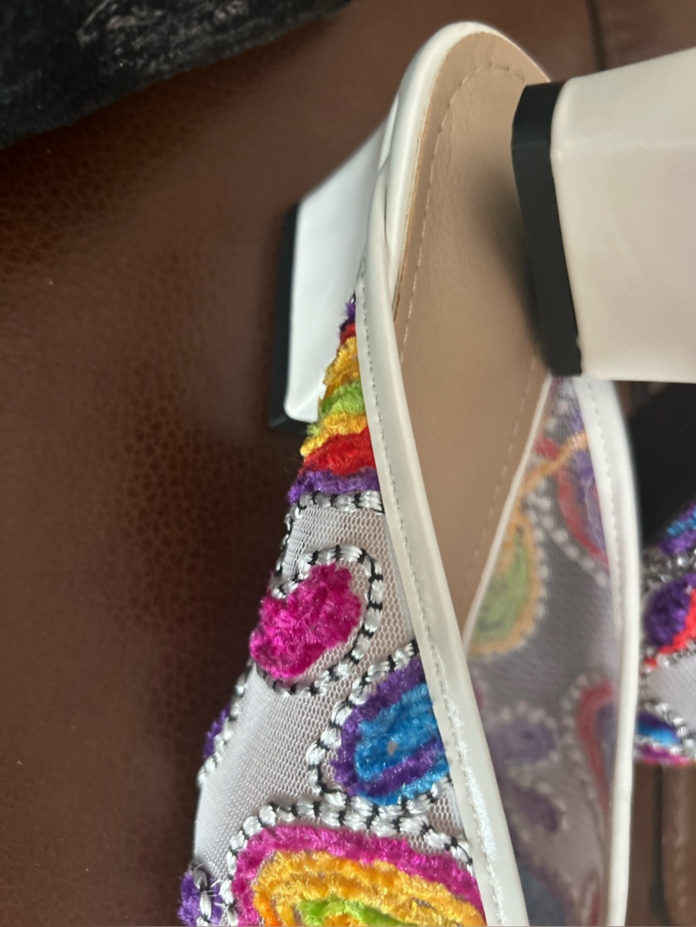 Colourful mesh mules - Picture 4 of 9